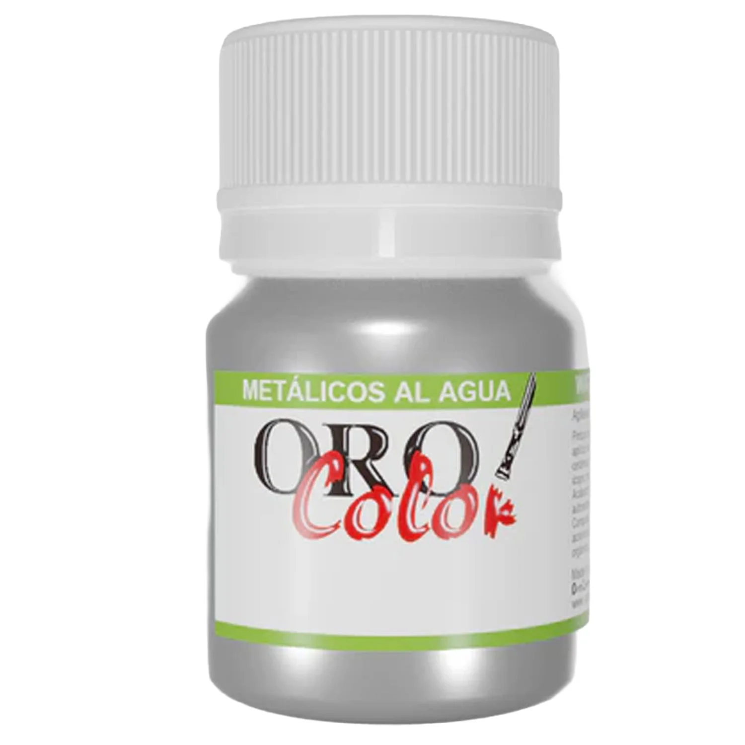 [F-210] Metálicos al Agua Orocolor 30ml (Plata)