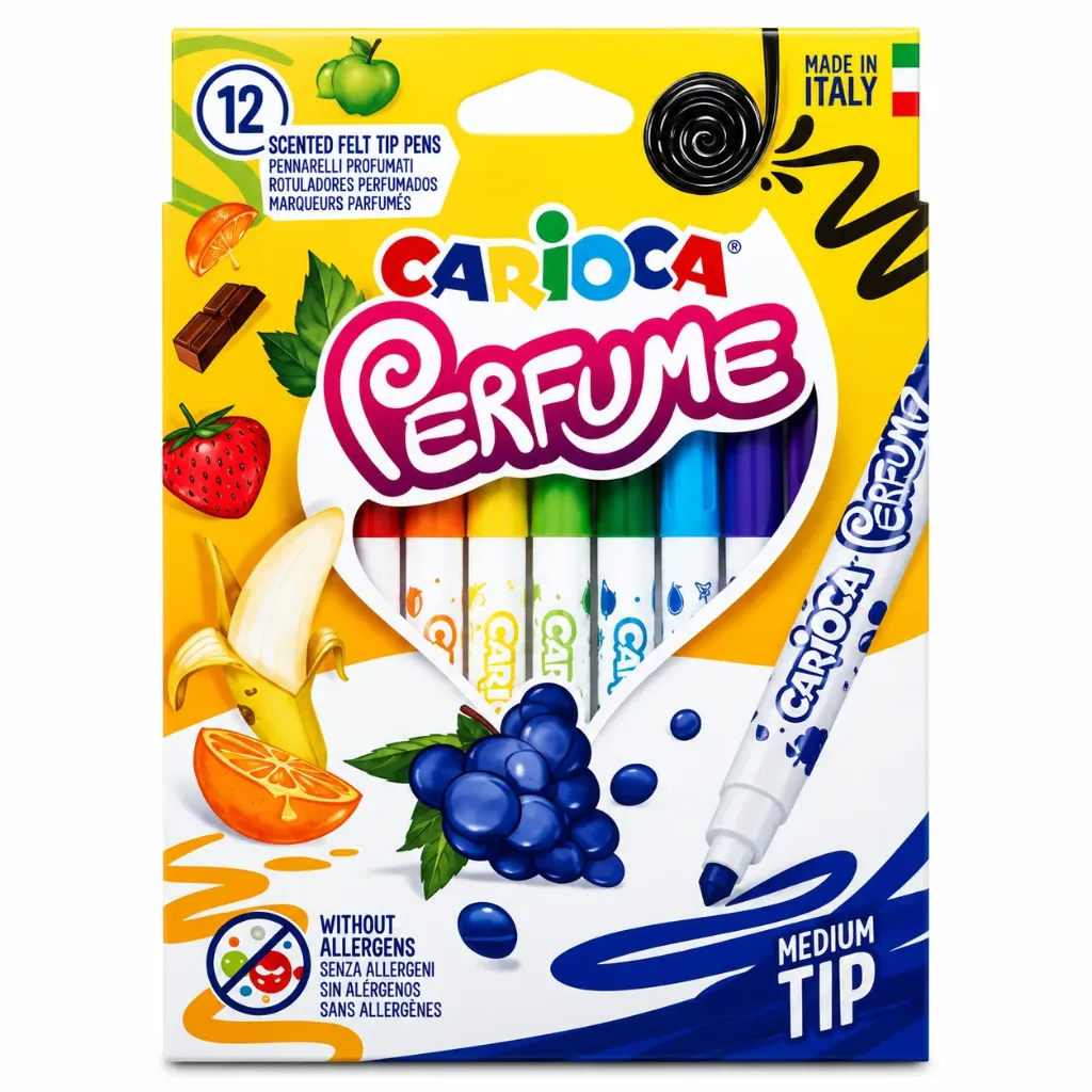 Plumones Perfume Carioca 12 Colores