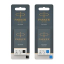 Cartucho largo de tinta para pluma Parker (5ud)