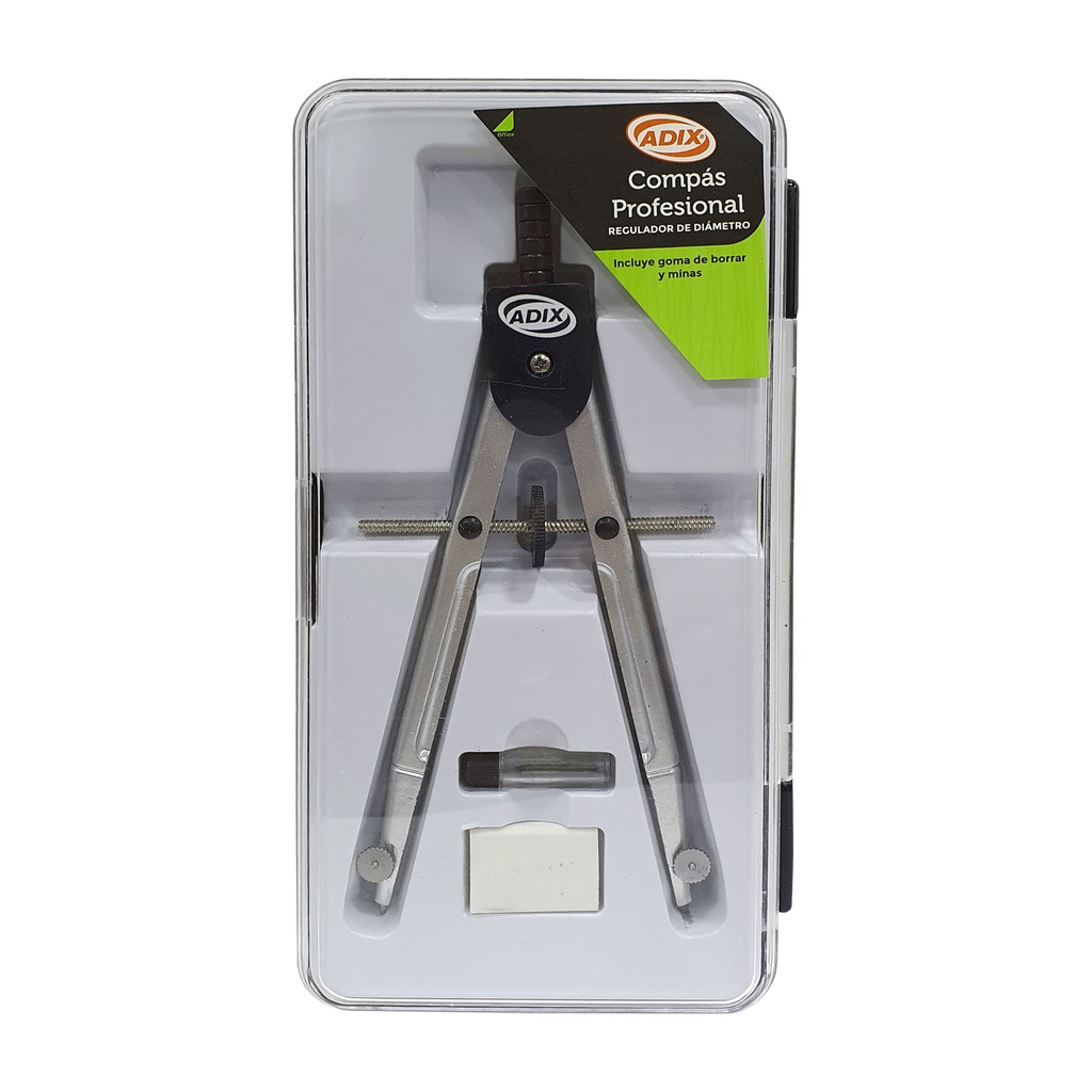 Compás Profesional de Precisión Adix con Rueda Reguladora