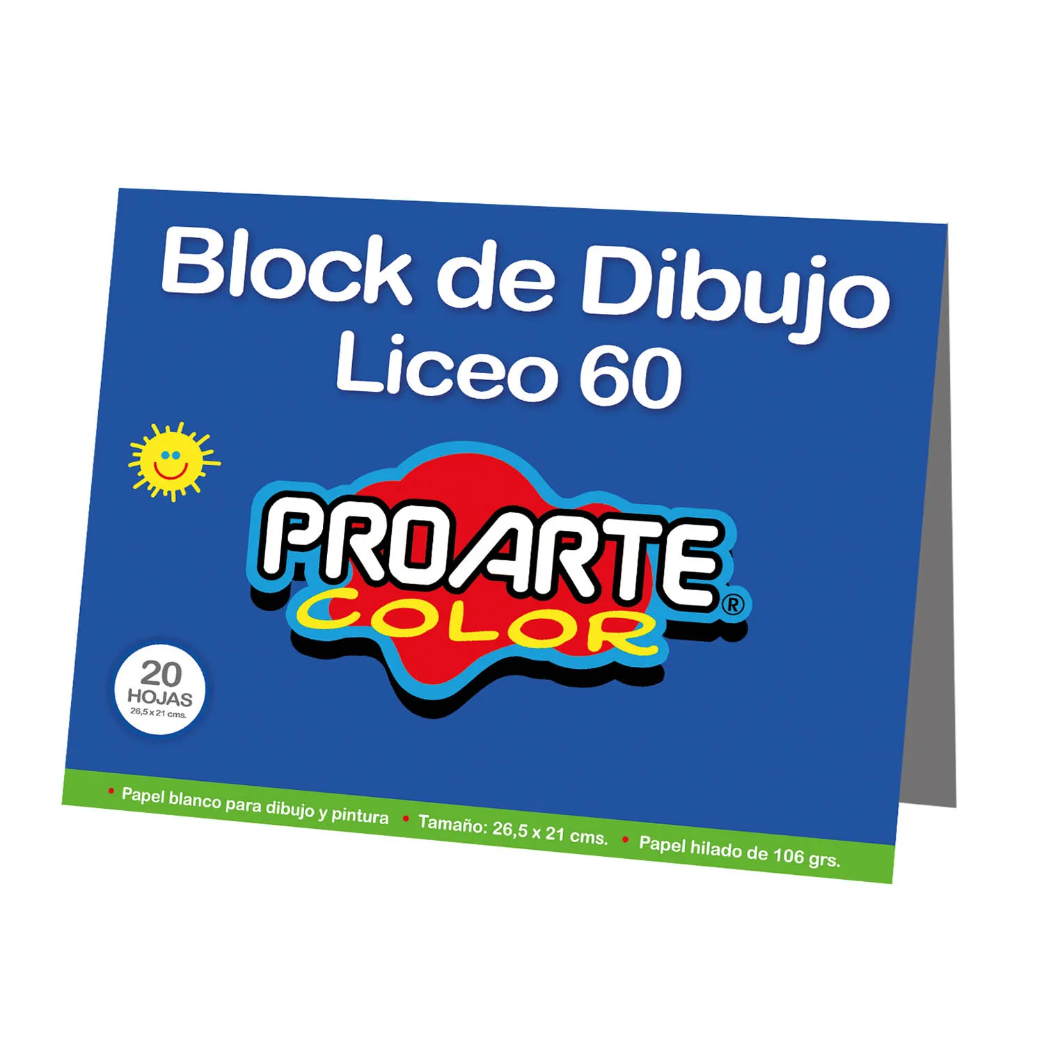 [13000-1] Block Liceo Proarte 26.5x21cm 106gr. 20hj