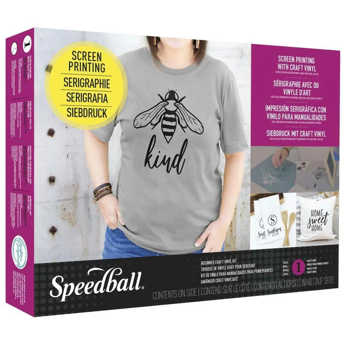 [45085] Kit de vinilo para manualidades de serigrafía para principiantes Speedball