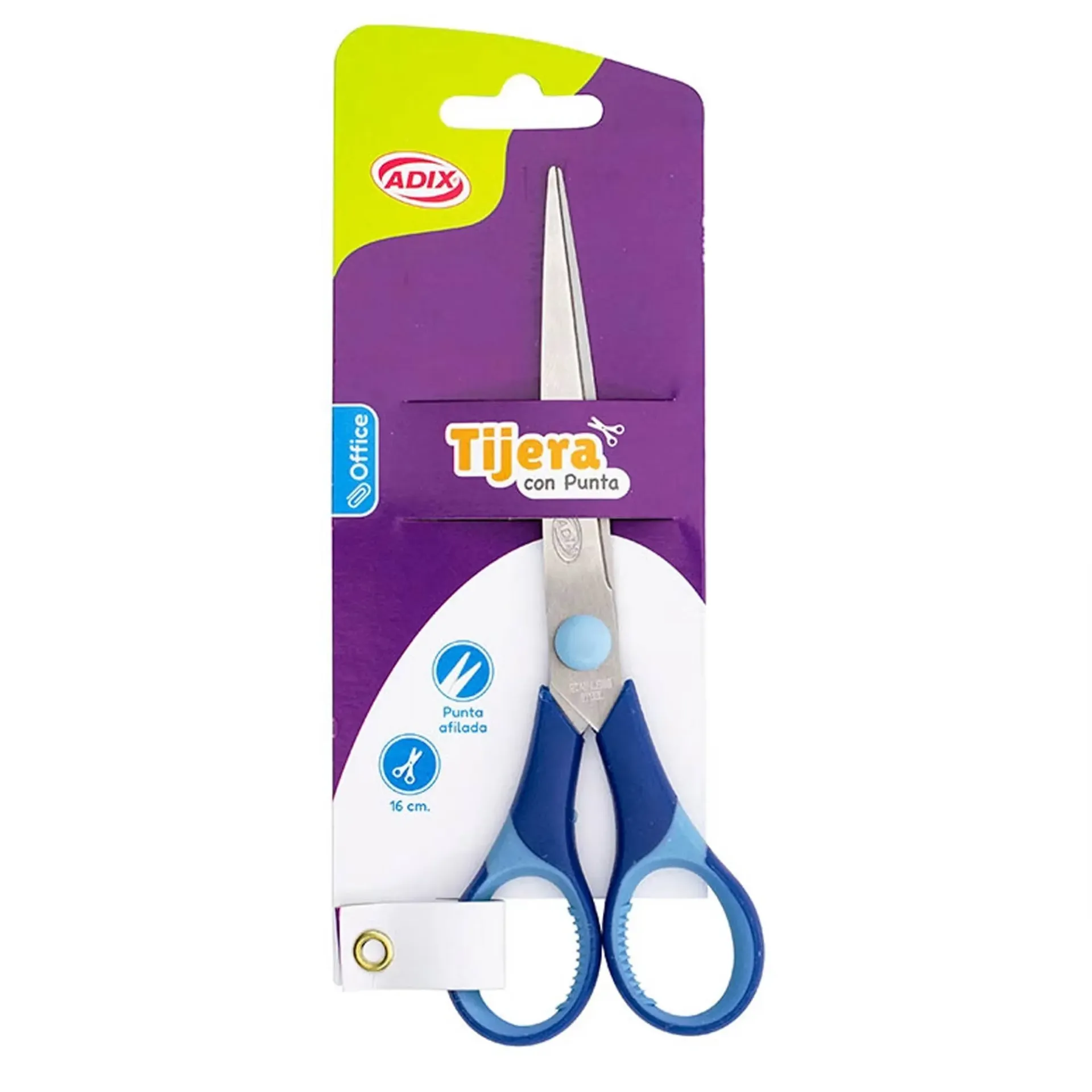 Tijera Escolar Adix Azul 16cm