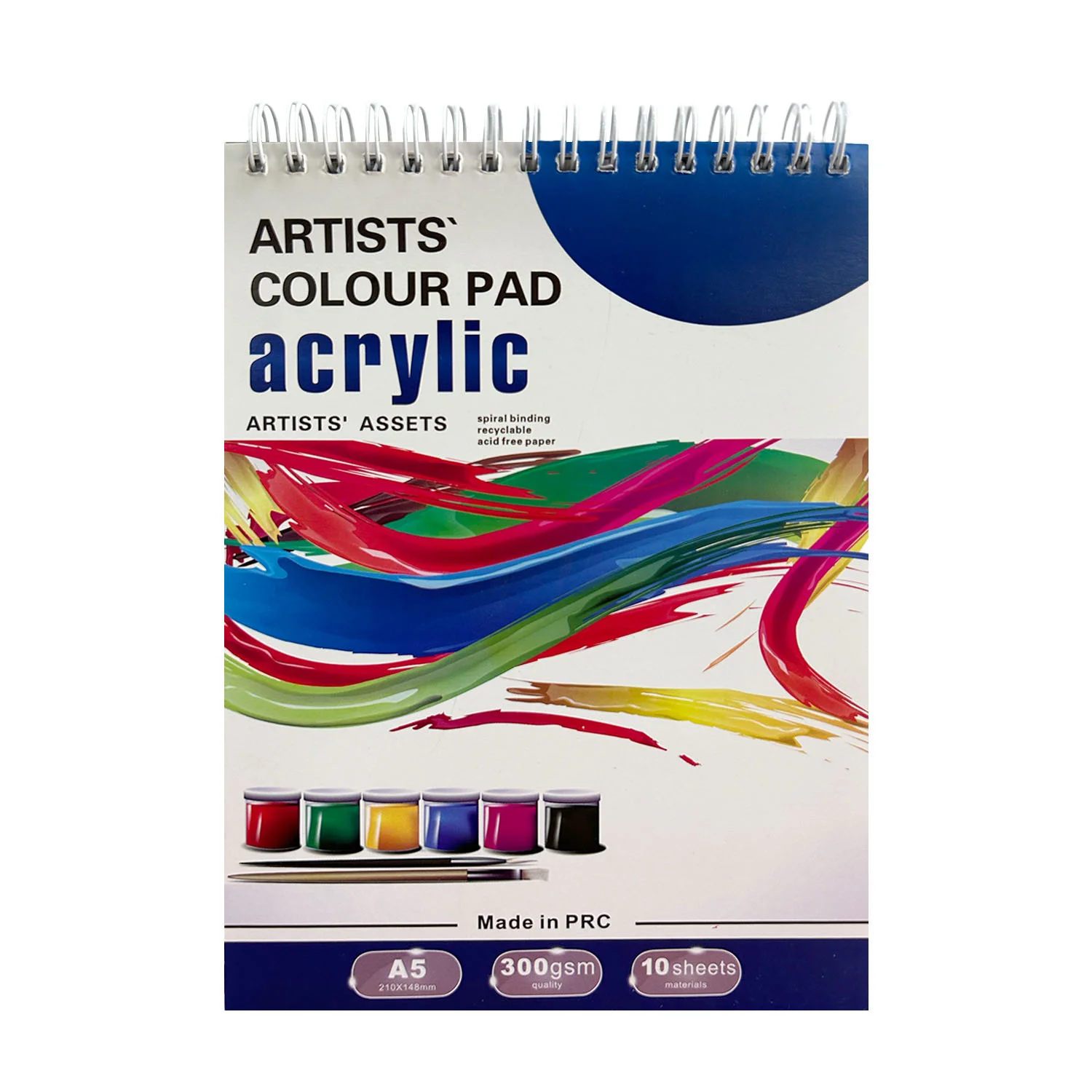 [CRAC01421010] Croquera Para Acrílico Papel 300gr 10hjs A5(21X14.8cm)