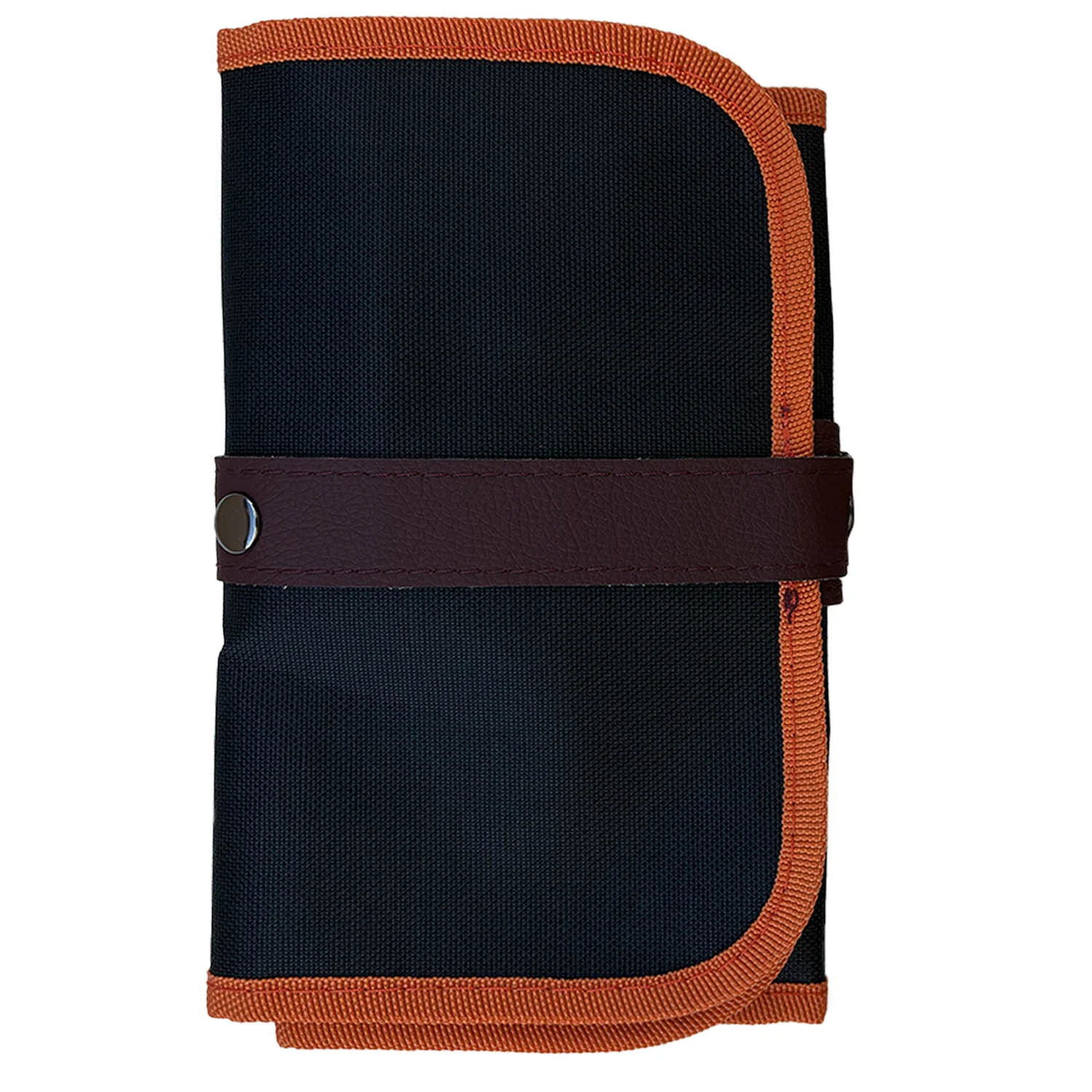 [ESEN152NEG36NAR] Estuche Enrollable Renart Con 36 Espacio Negro borde Naranja