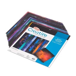 [C201042] Block Cartulina Adix Diseño Galaxia 30x30cm 180gr. 24hj