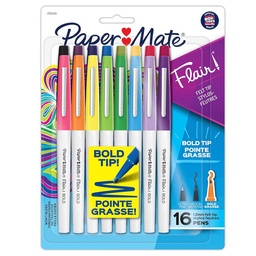 [2163196] Marcadores flair Paper Mate bold 1.2mm 16 colores surtidos