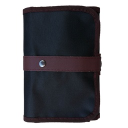 [ESEN152NEG72CAF] Estuche Enrollable Renart Con 72 Espacio Negro borde Café