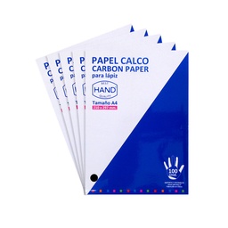 [#10029] Papel Calco Negro Tamaño A4 Para Lápices (1ud)