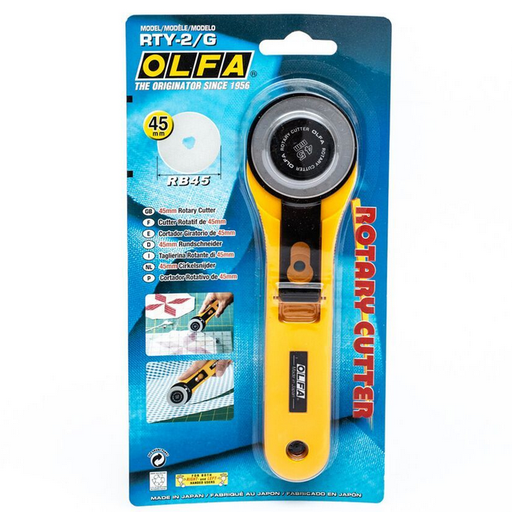 Cortador rotatorio de TELAS Olfa 45mm