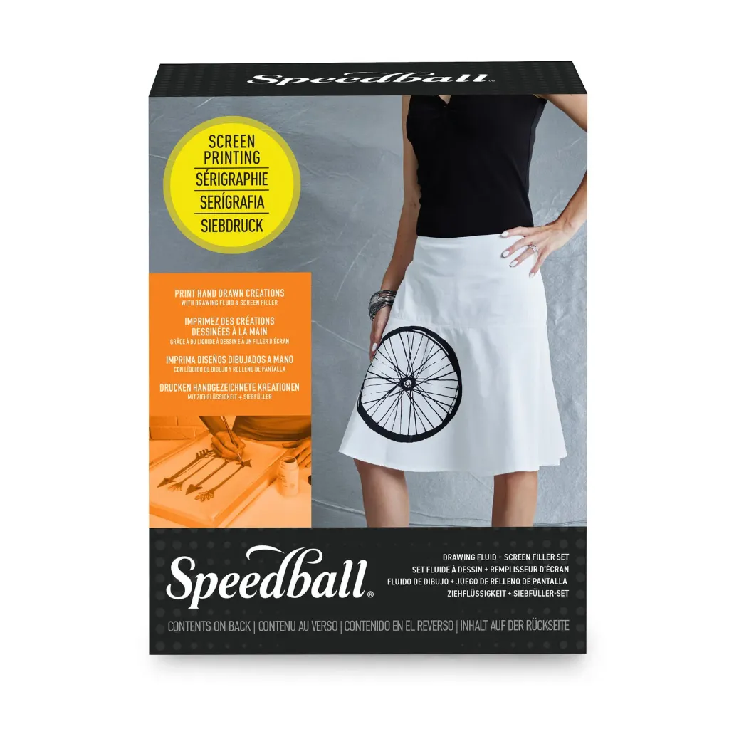 [45031] Kit Líquido de Dibujo serigráfico + Rellenador Speedball 236ml c/u