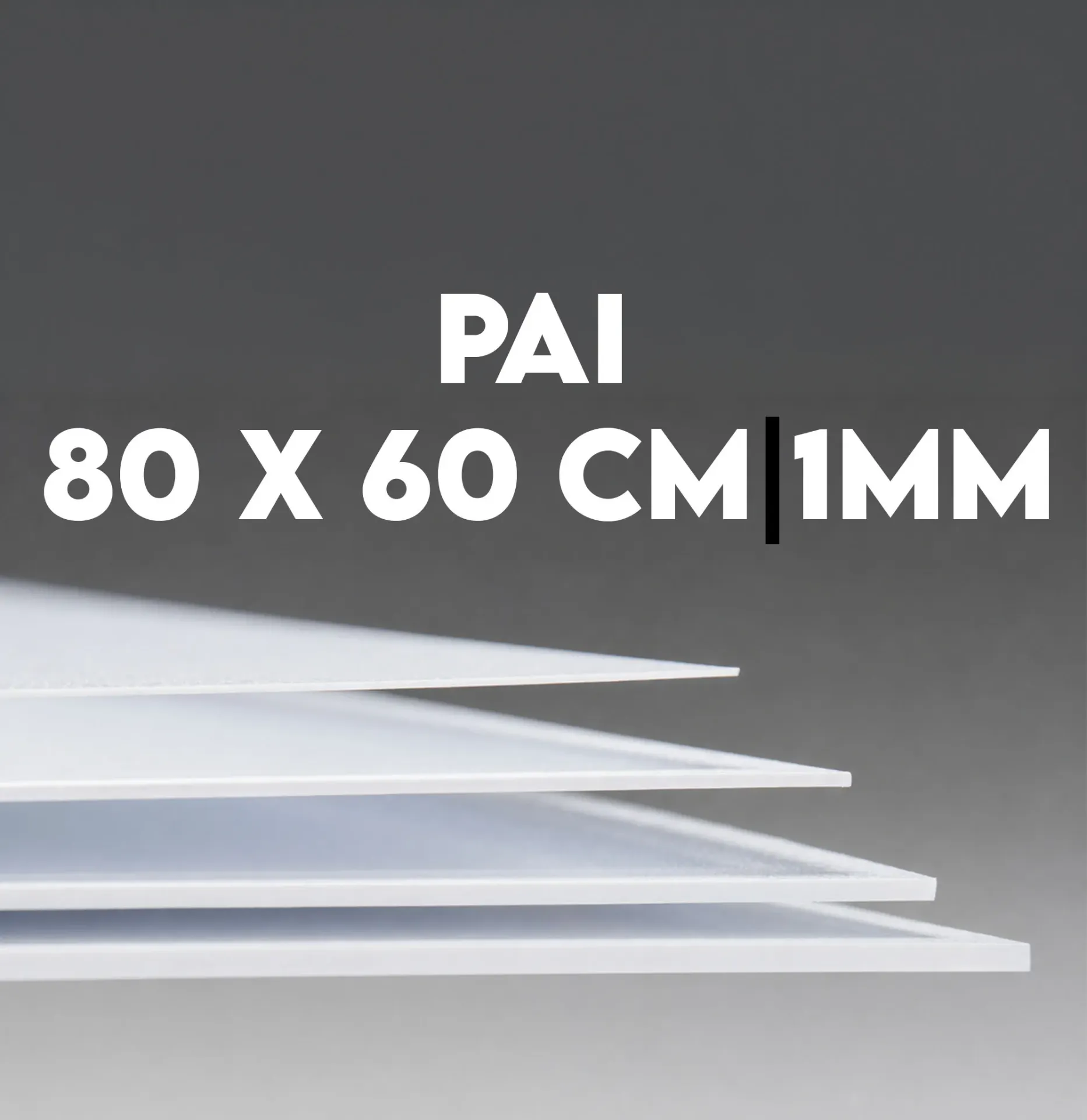 [PAI08060010] Mica PAI (Poliestireno de Alto Impacto) 80x60cm 1mm