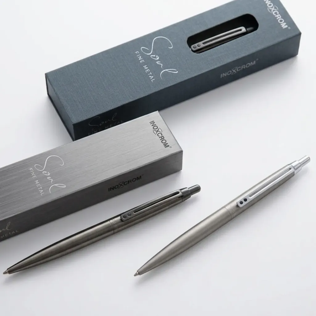Bolígrafo Inoxcrom Soul Punta Media Tinta Azul