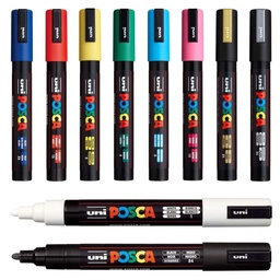 Marcador Pintura Acrílica 5M Uni Posca (1.8mm-2.5mm)