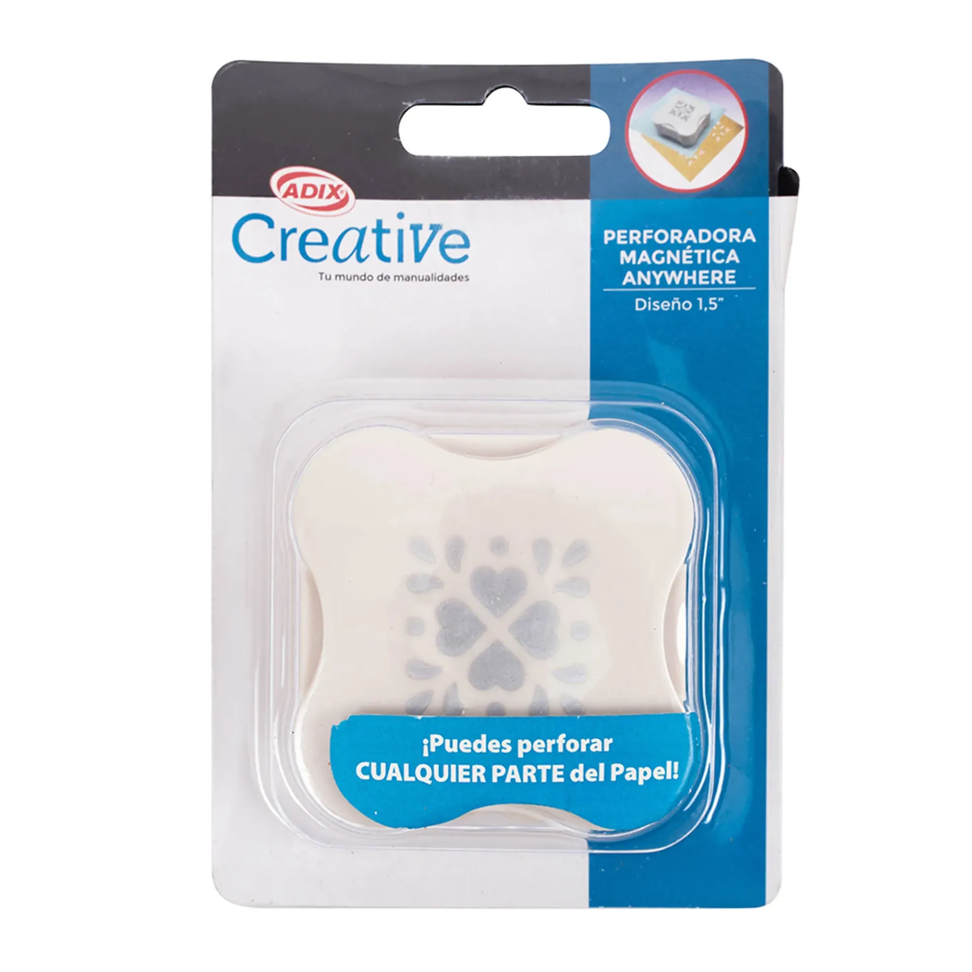 Perforadora Papel Anywhere Adix 38 mm