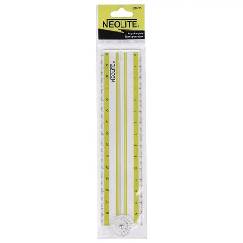 [N709002] Regla Plástica Plegable Neolite 30cm