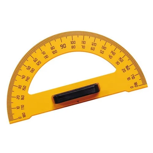 Transportador Plástico Grande 30cm 180º x 35cm