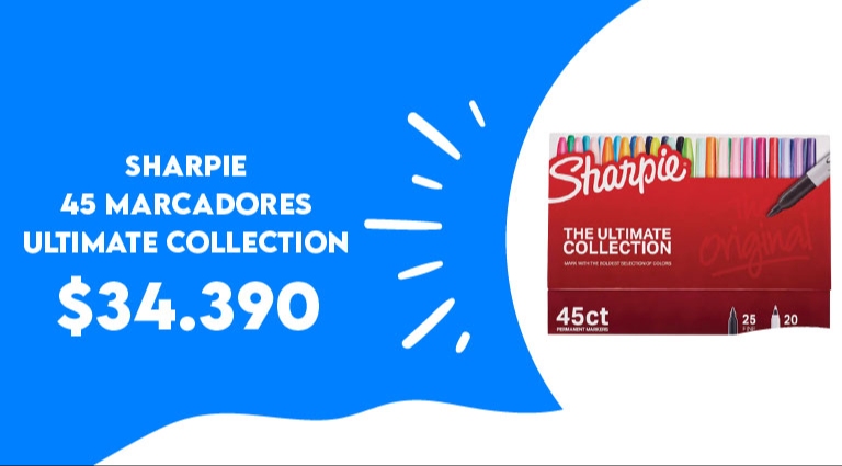 sharpie 45 colores ultimate collection