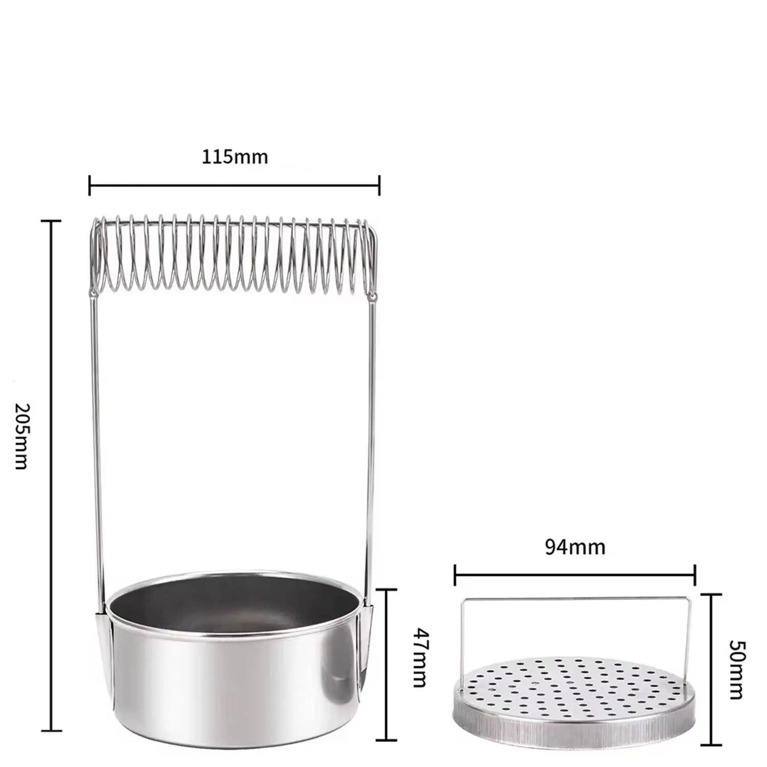 Recipiente Lavador de Pinceles Renart De Acero Inoxidable
