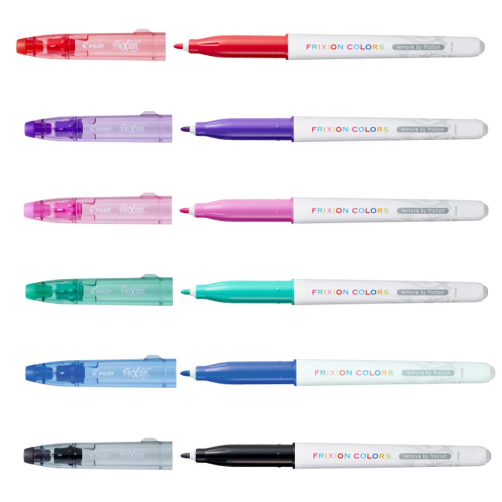 Pilot FriXion Colors, marcador borrable