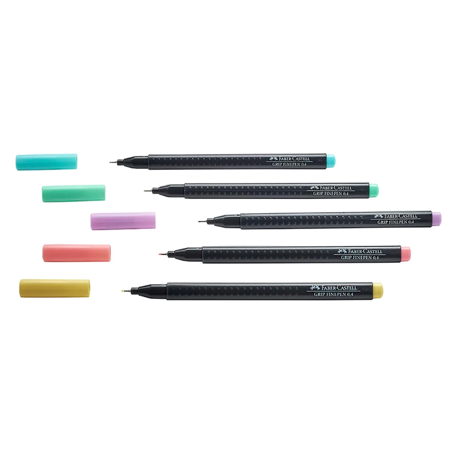 Marcador Faber-Castell Grip Finepen Pastel 5 Colores