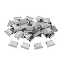 Repuestos para Magic Clip color plata 16x5mm (36ud)