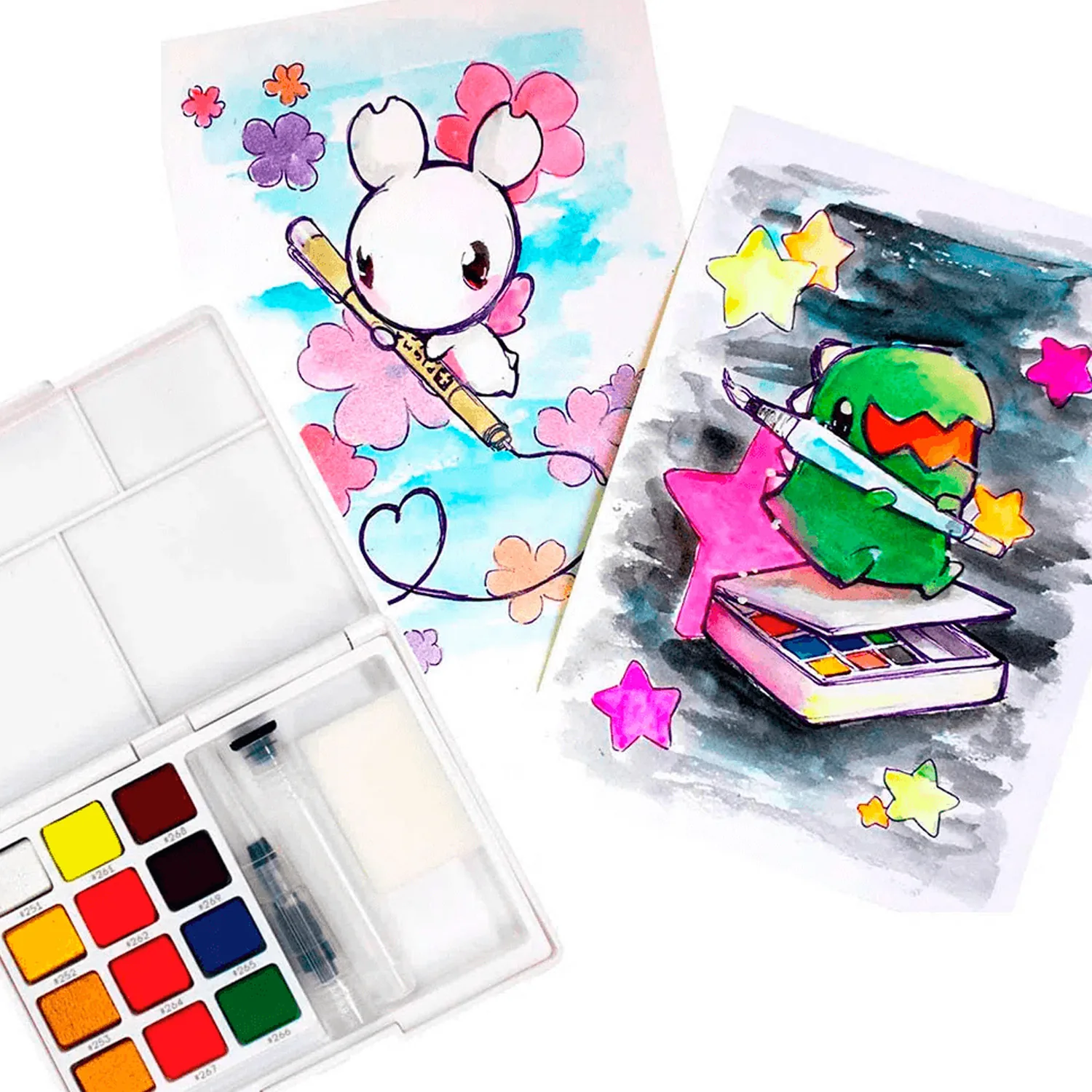 Sakura Koi Acuarela + Waterbrush