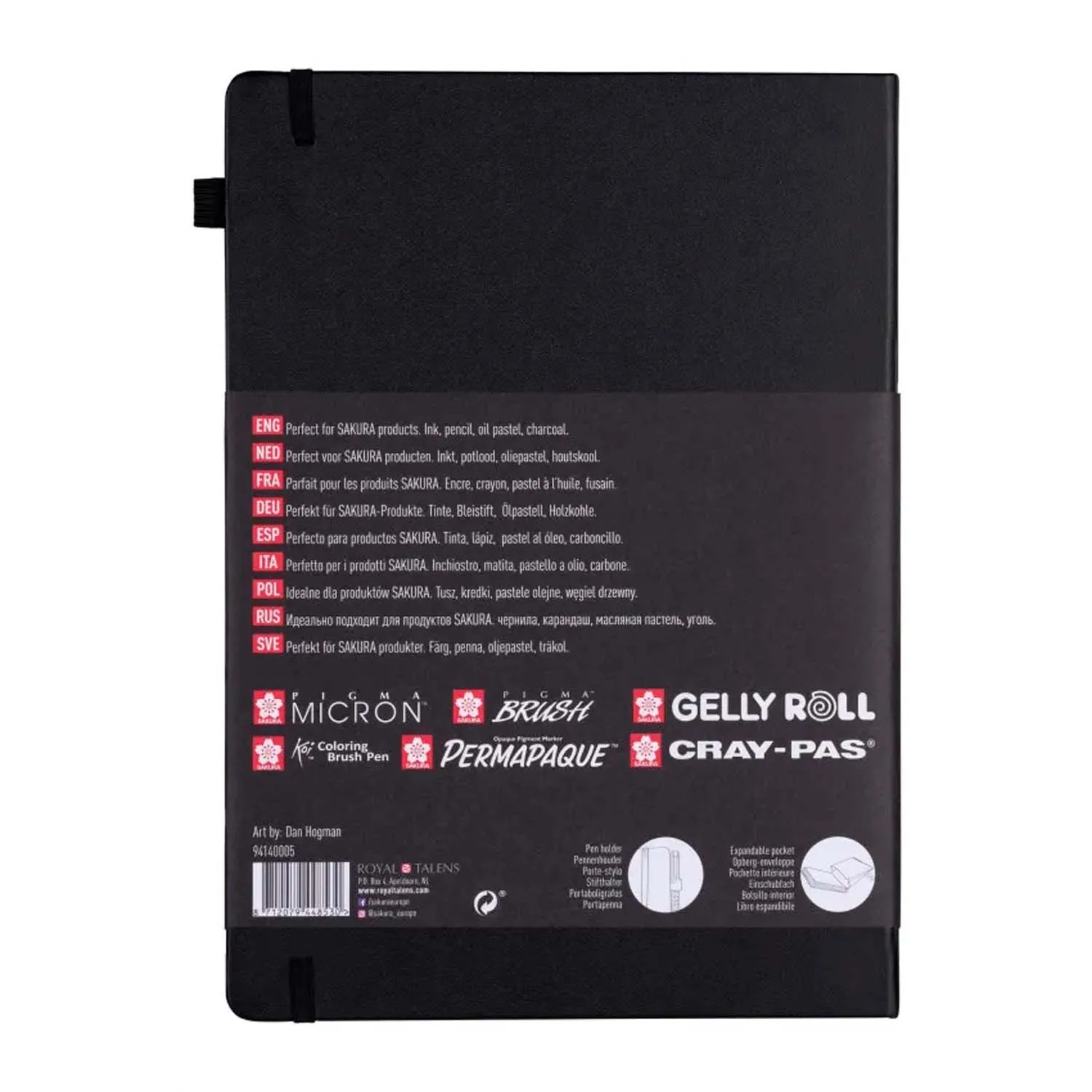 Sketchbook Sakura Hoja Blanco Crema A4 (21x30cm) 140gr 80hj