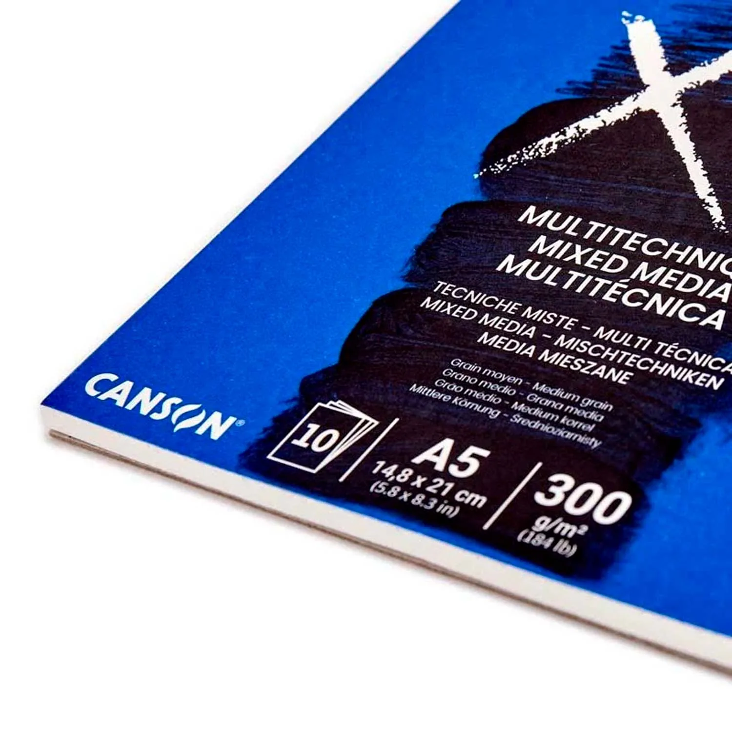 Croquera Canson XL Mix-Media 300gr 15 hjs A5(14.8x21cm)