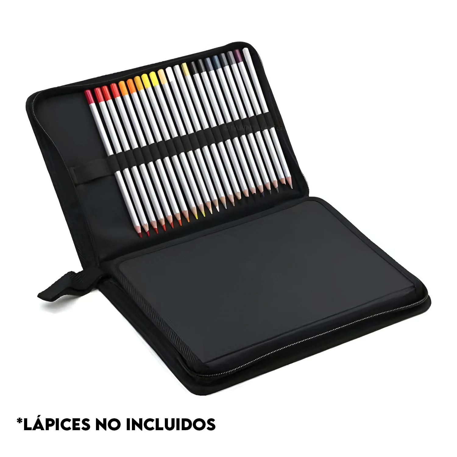 Estuche de Tela con Cierre Renart para 72 lápices