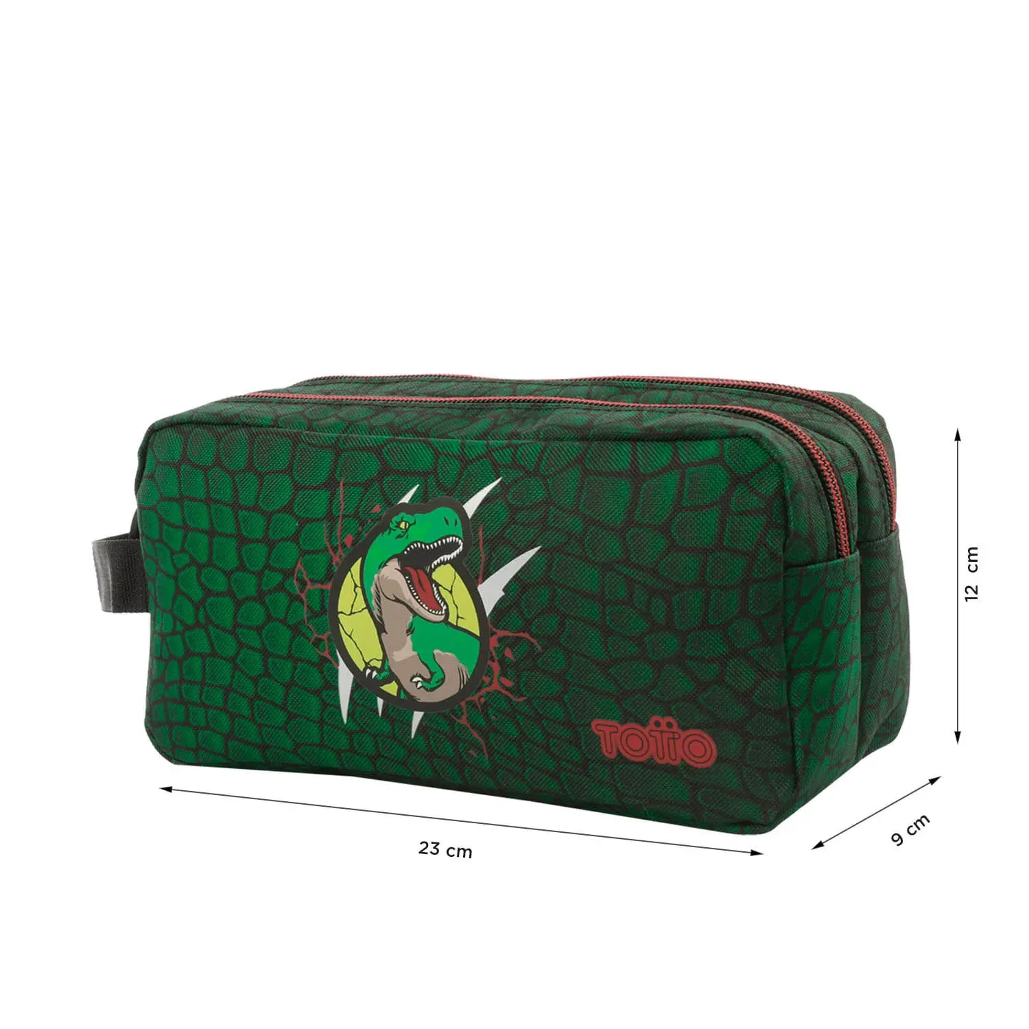 Estuche Totto Rex Dino Grande Multiuso