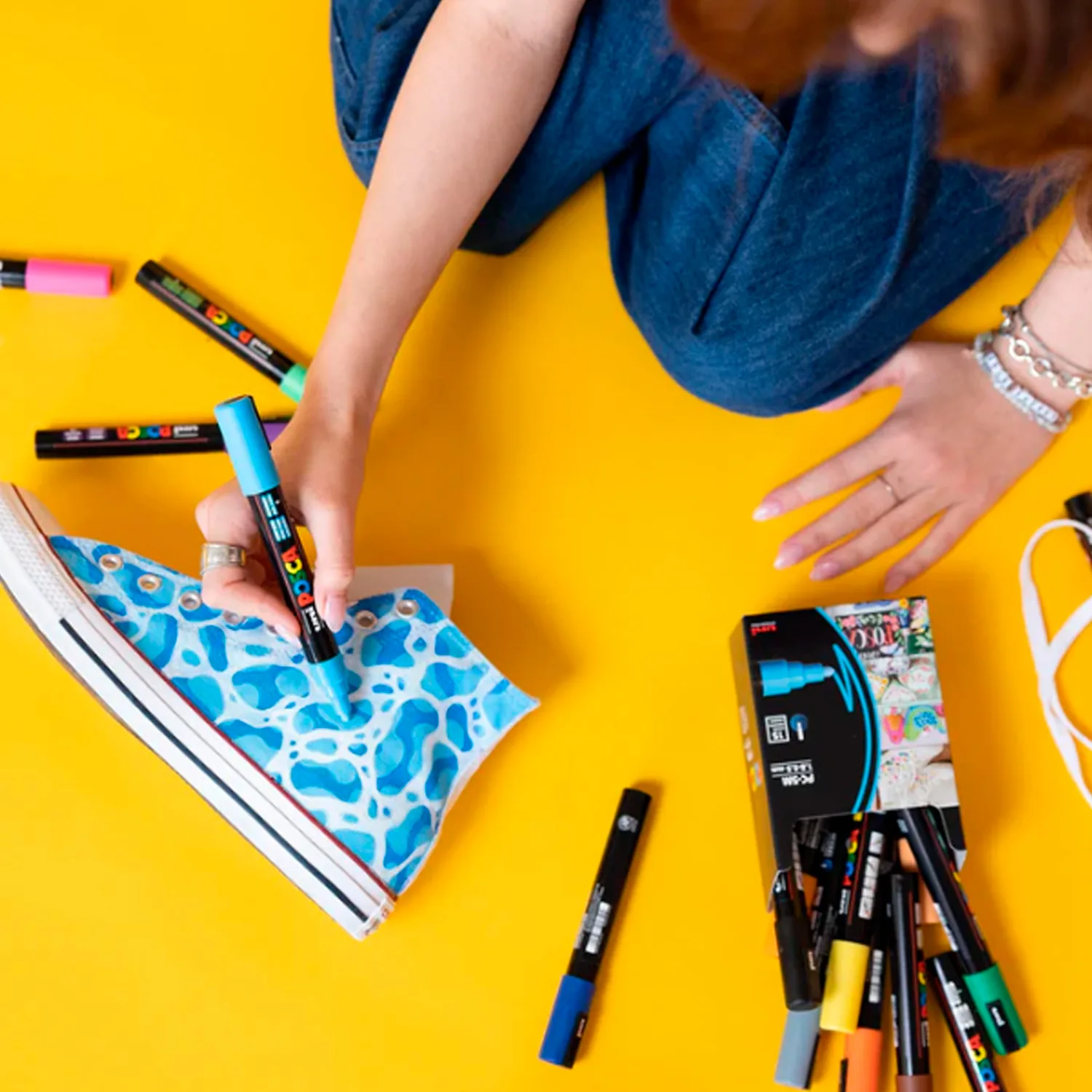 Marcador Uni Posca Set 8 Colores Pastel 5M