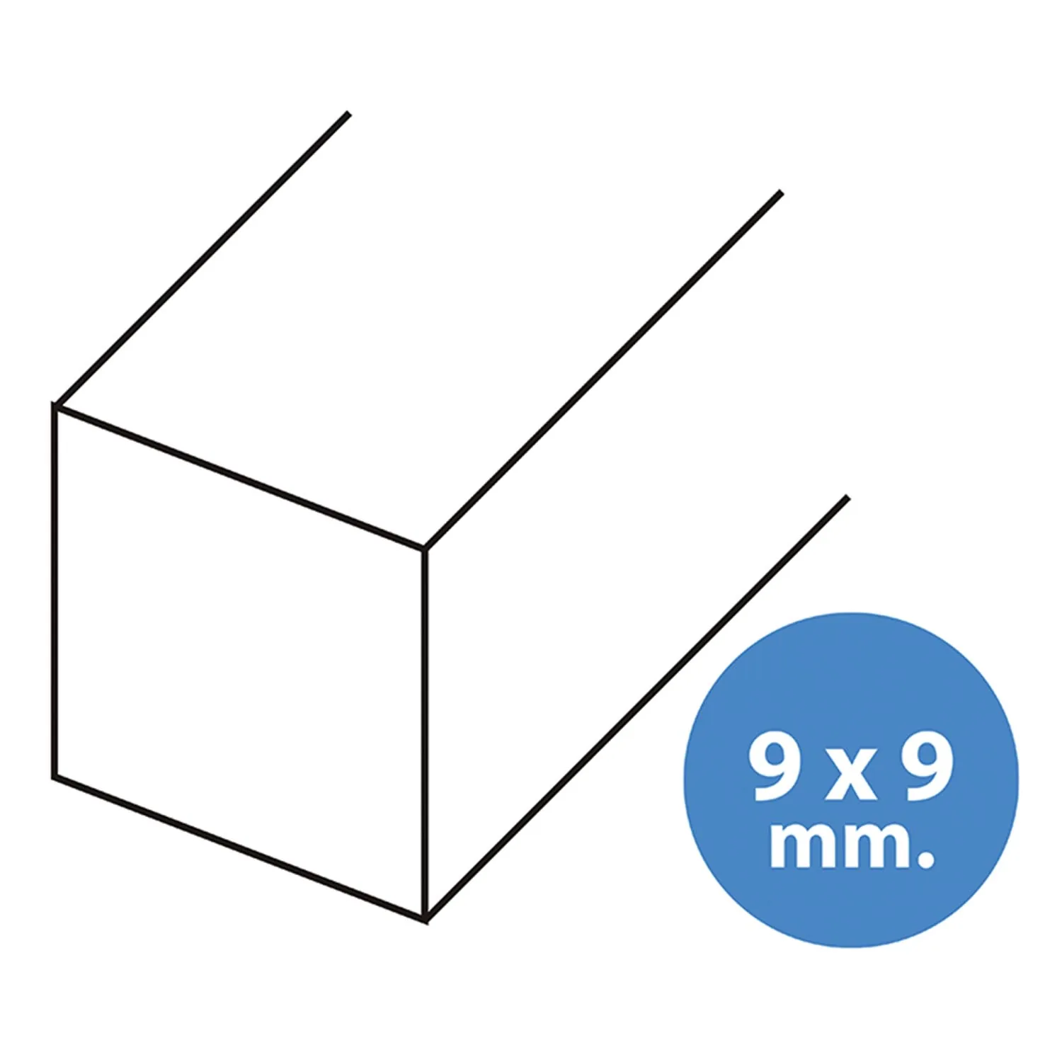 Palos de Maqueta Adix Creative 50 cm 9x9 2uds.
