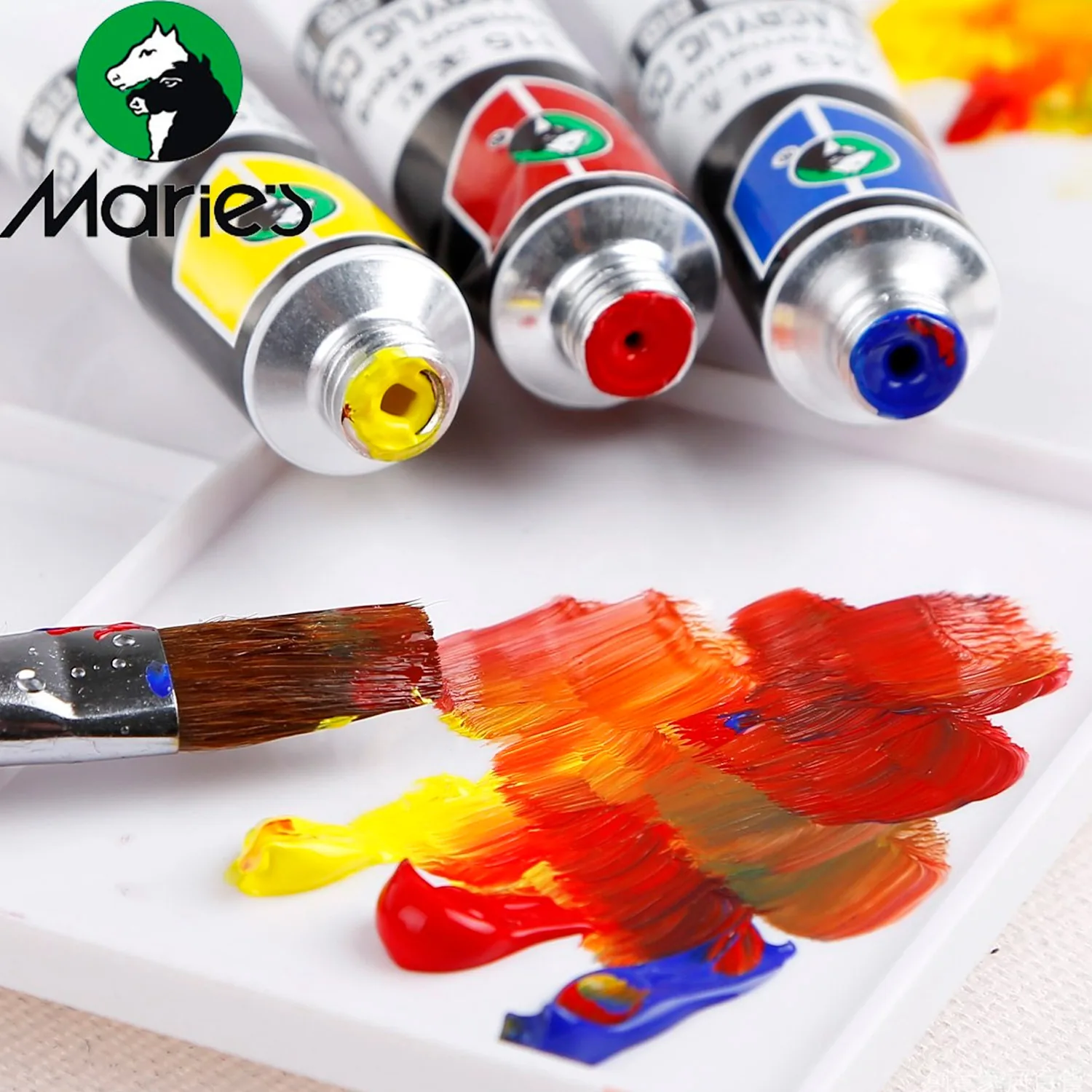 Pintura Acrílica Marie's en Tubos de 12ml (18 colores)