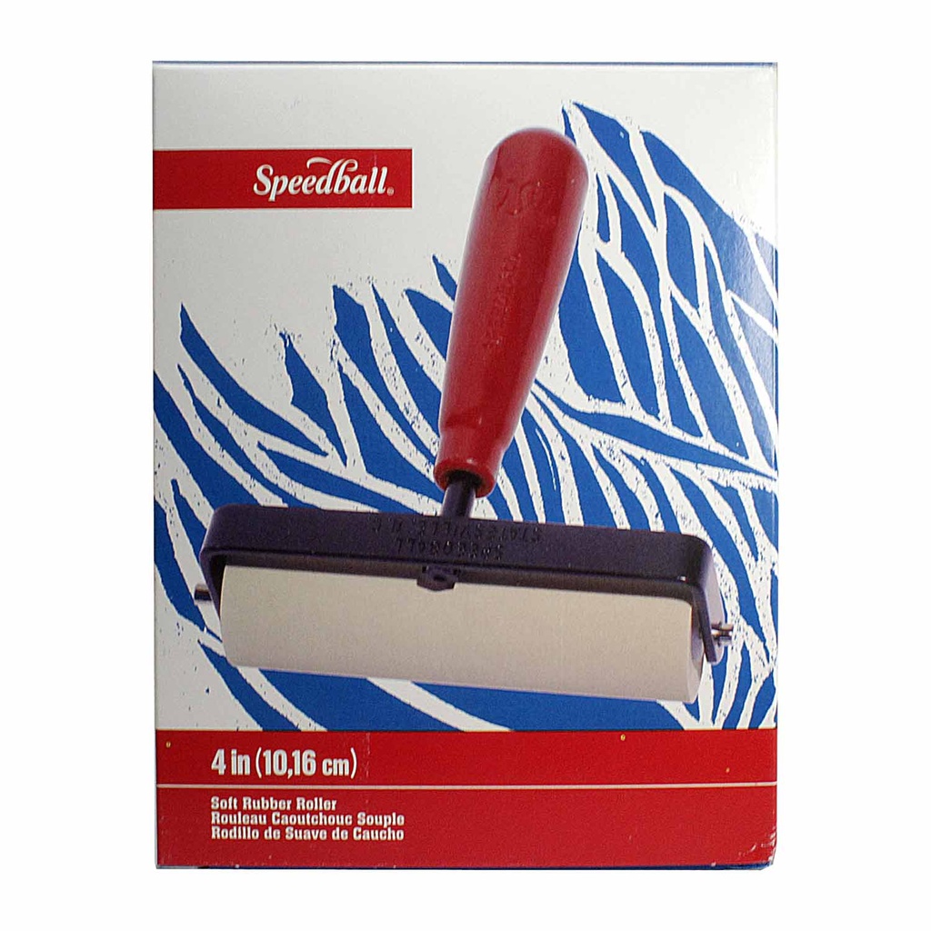 Rouleau Caoutchouc Souple 10,16 cm. Speedball