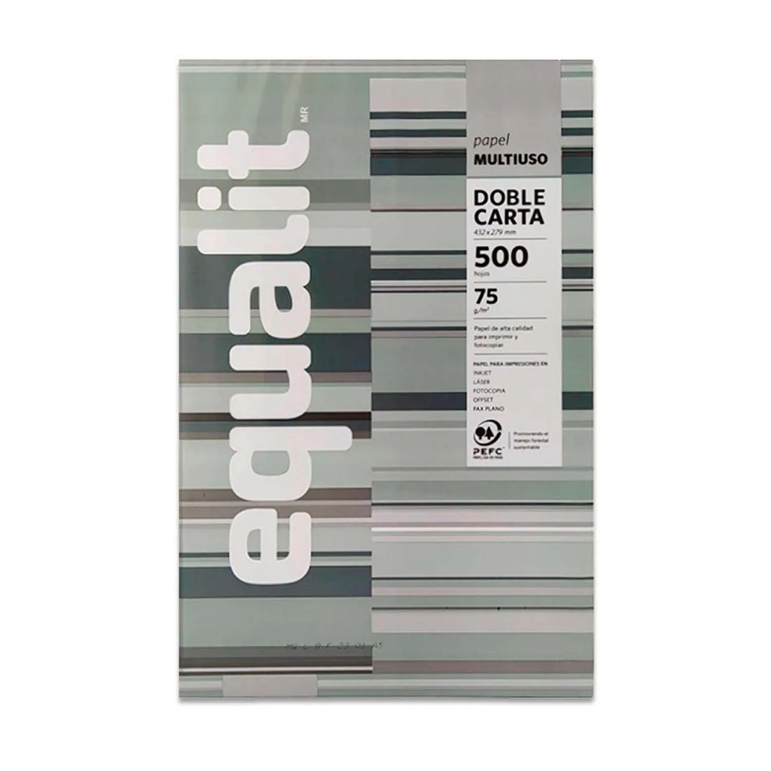 Resma Papel Multiproposito 75gr(500hj) Doble Carta 27.9x43cm | Librería ...
