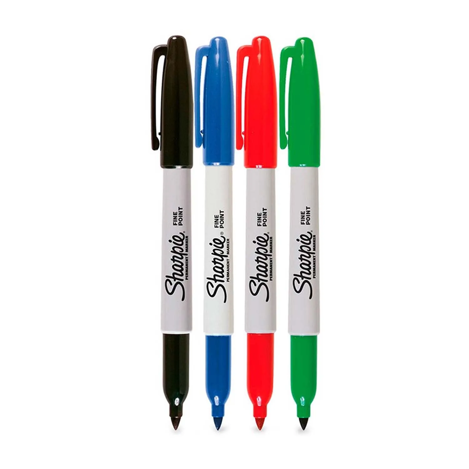 Set 4 Marcadores Permantente Sharpie Colores Básicos