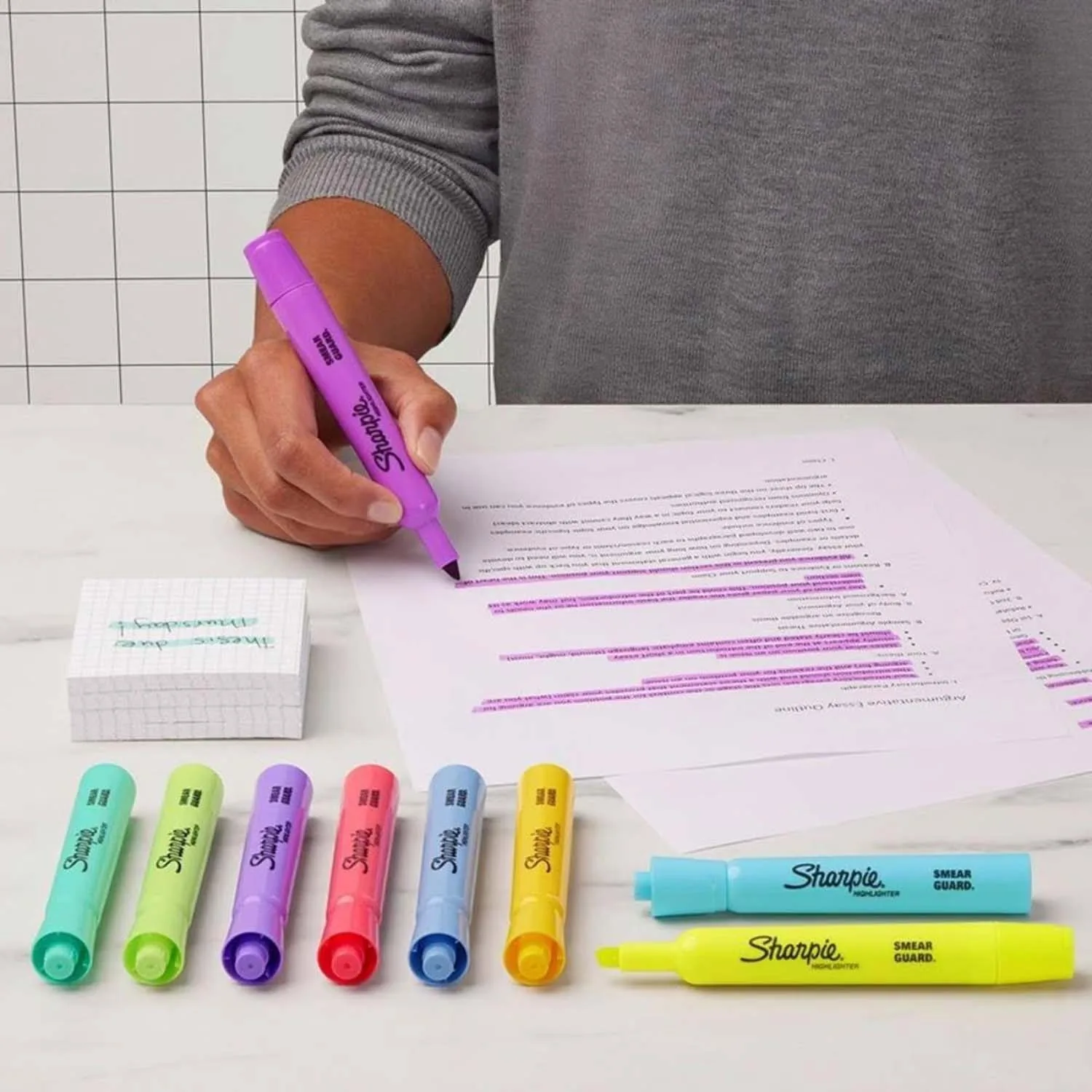 Set Destacadores Sharpie Tank y Pocket 16 Colores