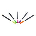 Marcador Faber-Castell Grip Finepen Neón 5 Colores