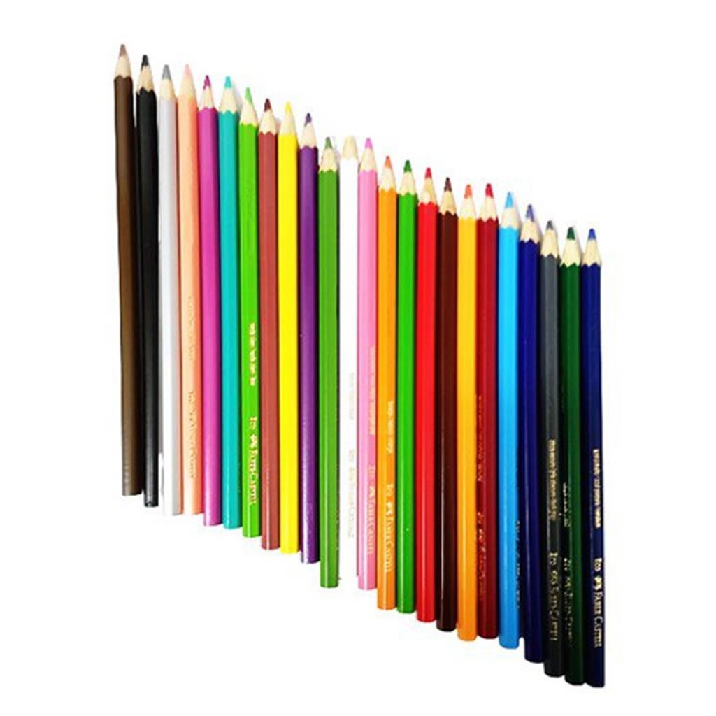 Lapices de Colores, pinturas madera, Faber-Castell 24