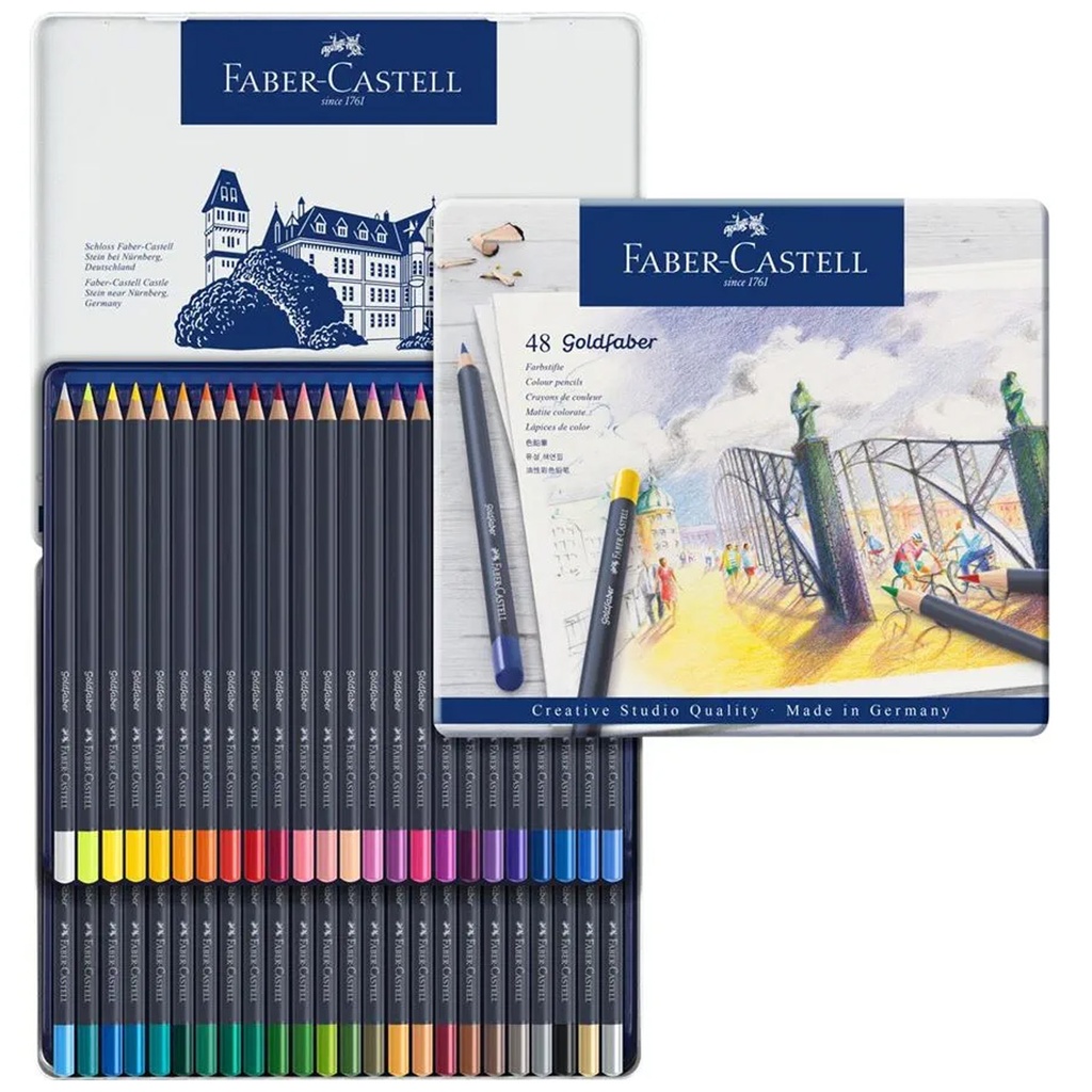 Lapices Faber-Castell Goldfaber 48 Colores