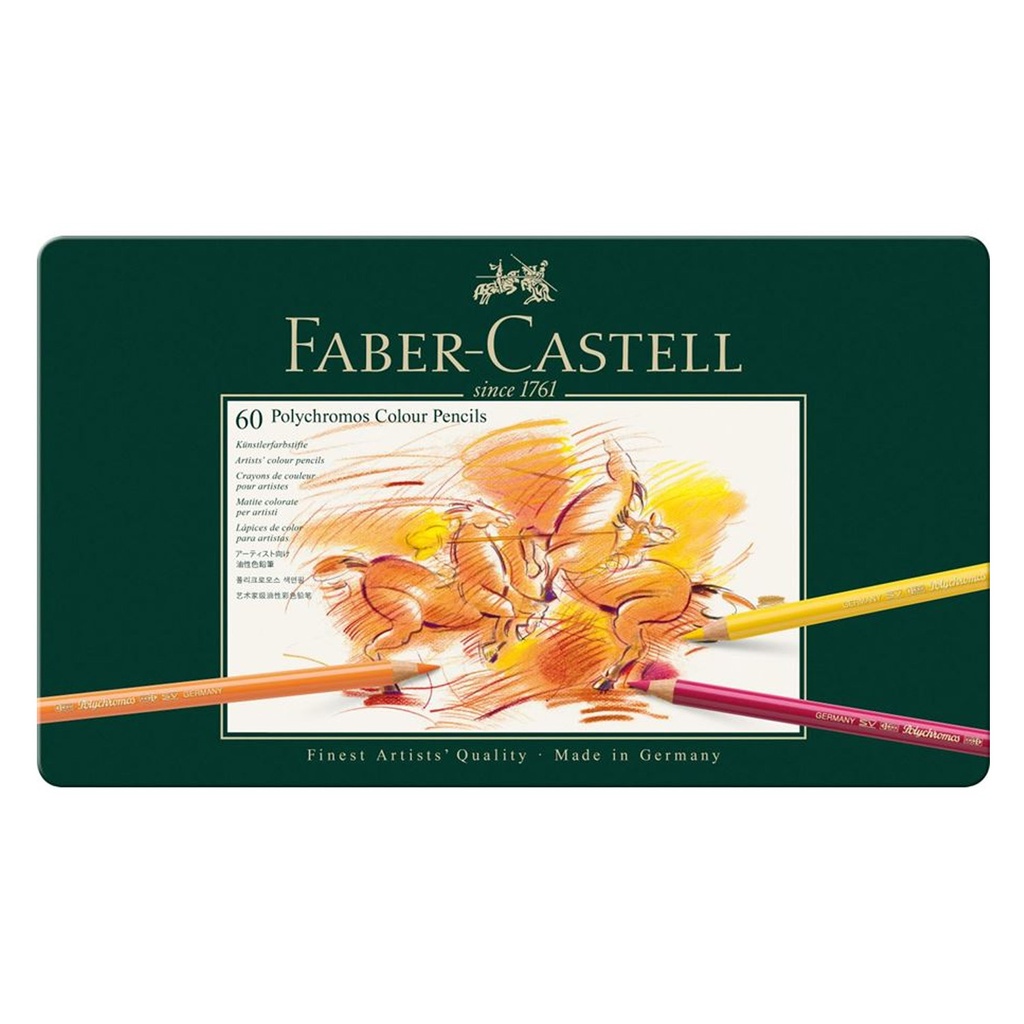 Lapices Faber-Castell Polychromos 60 Colores