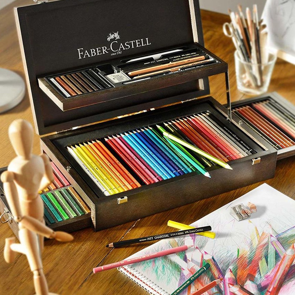 Faber-Castell 110085 - Estuche madera art & graphic colección