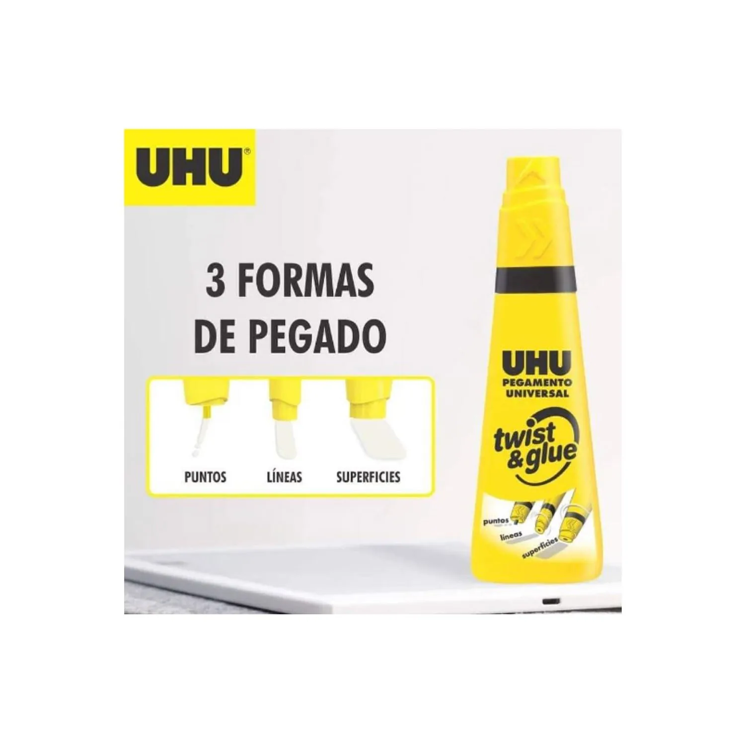 Adhesivo Universal Uhu Twist & Glue 35 ml