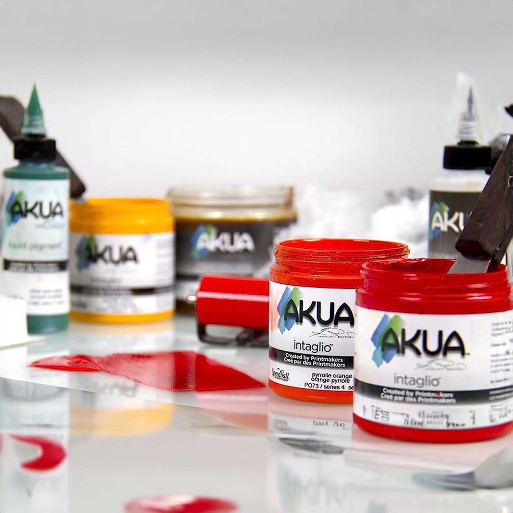 Tinta Profesional para Grabado Akua Intaglio ink 236ml