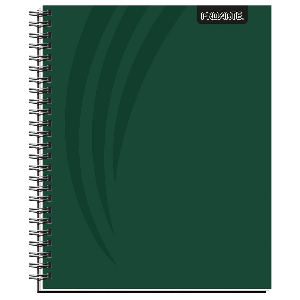 Cuaderno Universitario Proarte Tapa Extra Dura Lisos Oscuros 100 hj 7mm