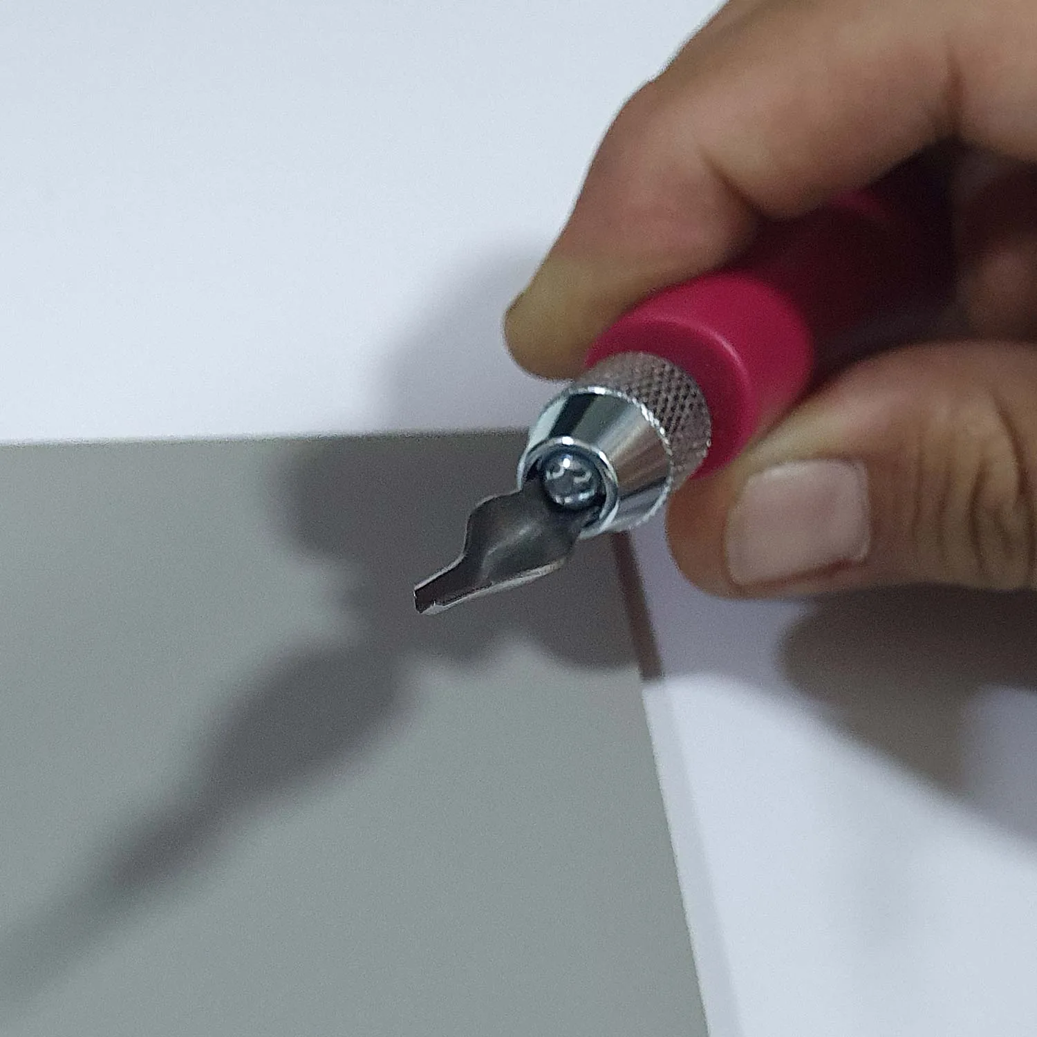 Gubia #1 (surco "v") individual para linóleos Speedball