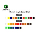 Pintura Acrílica Marie's en Tubos de 12ml (18 colores)