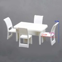 Set de Mesa + 4 Sillas Escala 1:50