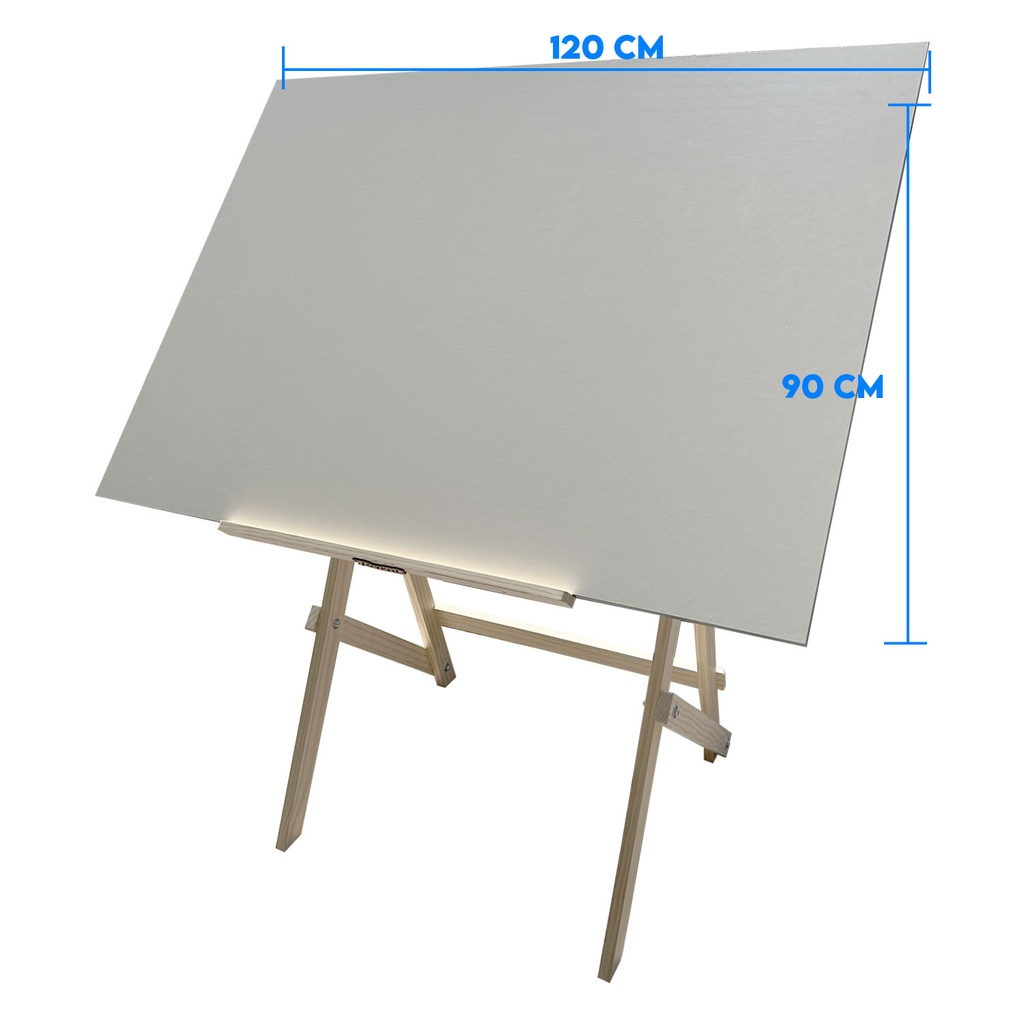 Mesa de Dibujo Plegable Profesional de Madera